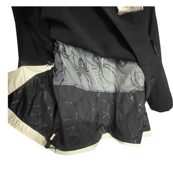 Spyder Winter Shell‎ Ski Jacket Ivory And Black Women Size 12 Entrant GII 5000mm - Picture 9 of 11